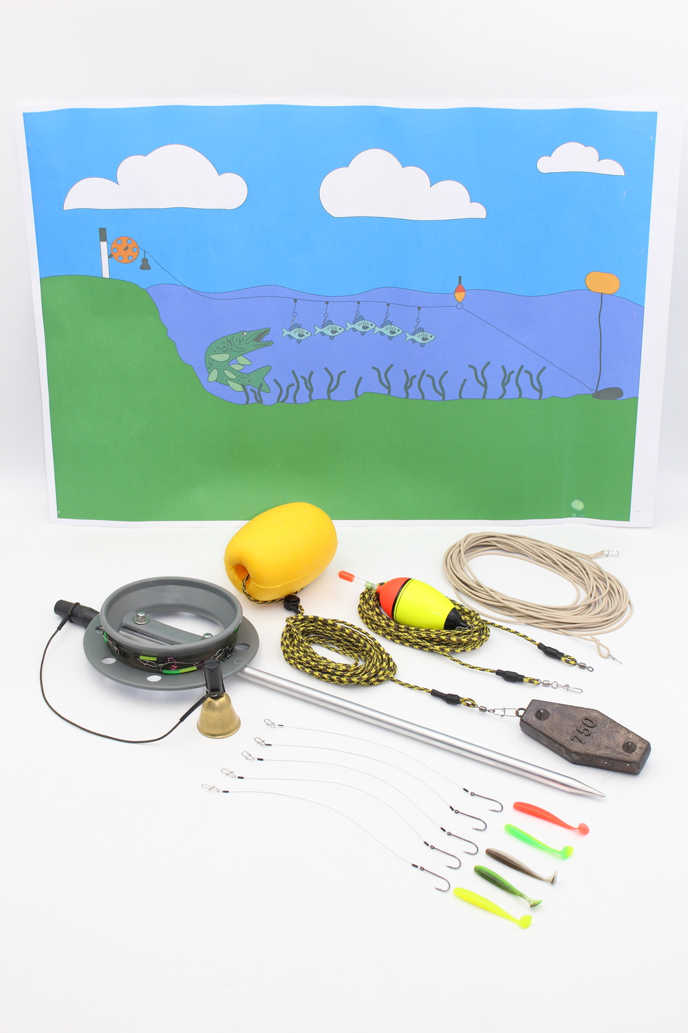 Донка резинка "Лодка Хищник" Донка резинка "Лодка Хищник"